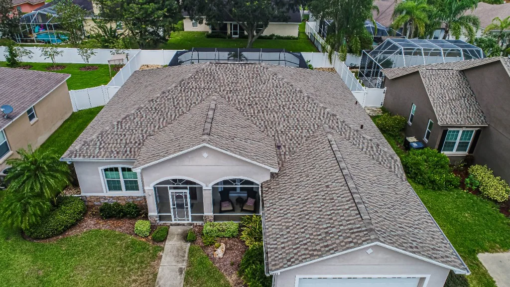 Stronghold Roofing completed this gray shingle roof in Auburndale, FL.