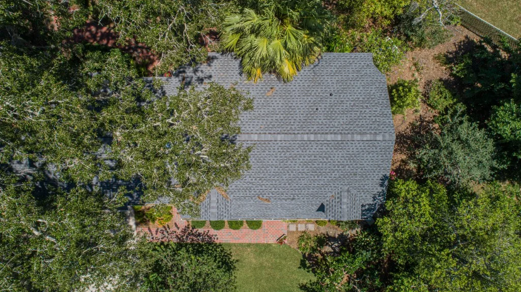 Stronghold Roofing installed a dark gray shingle roof in Brandon, FL.