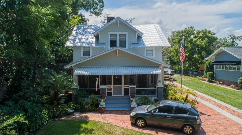 Stronghold Roofing installed a gray shingle roof on a two-story home in Cape Coral, FL.