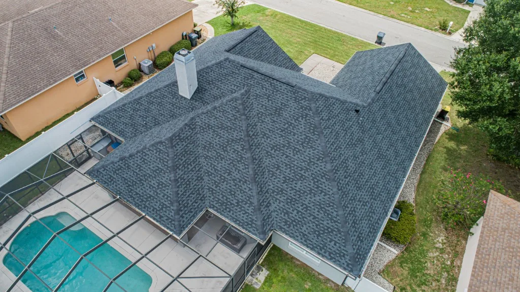 Stronghold Roofing completed a charcoal shingle roof in Clearwater, FL.