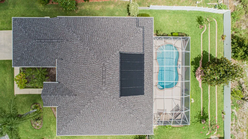 Stronghold Roofing completed a dark gray shingle roof in Lakeland, FL.