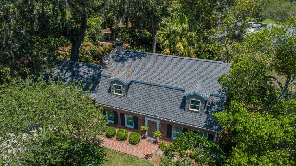Stronghold Roofing completed a gray shingle roof on a two-story home in Riverview, FL.
