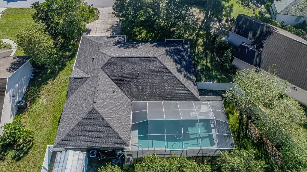 Stronghold Roofing installed a dark gray shingle roof in Venice, FL.