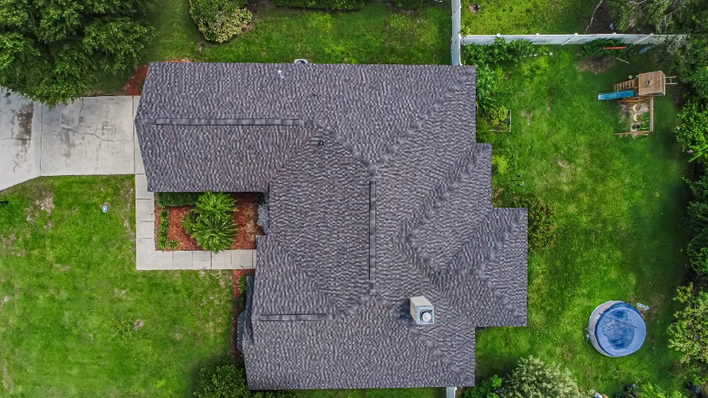 Stronghold Roofing completed a gray shingle roof on this ranch home in Venice, FL.
