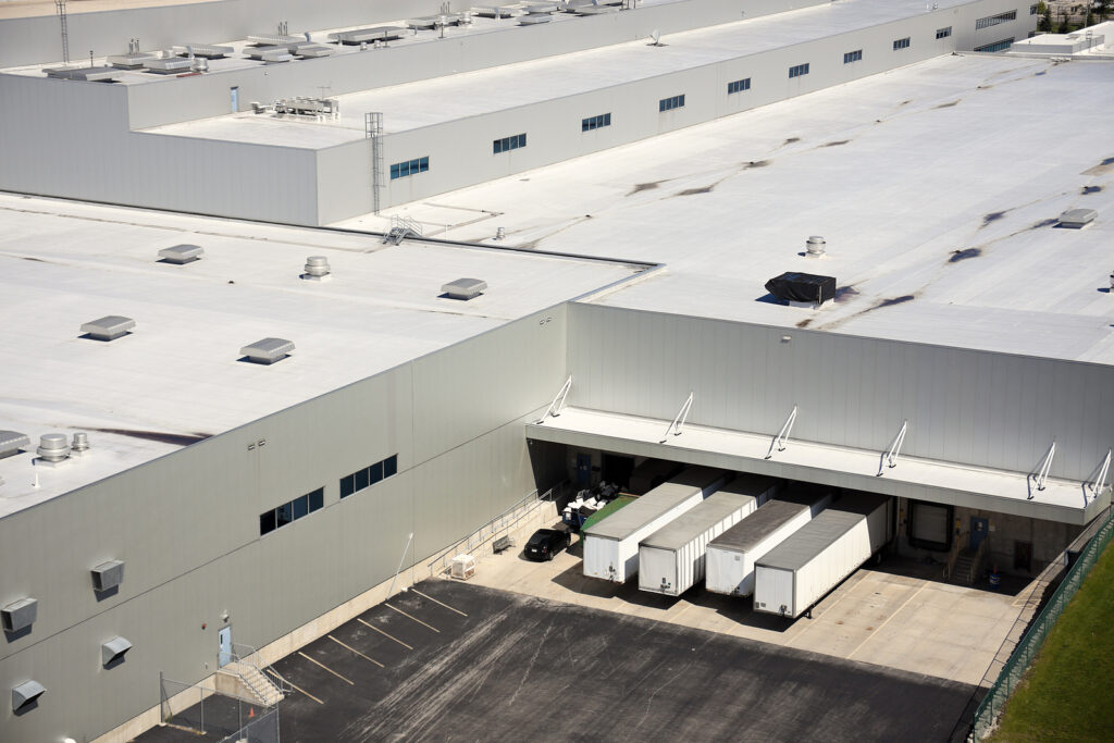 Loading Docks In The Industrial Area.