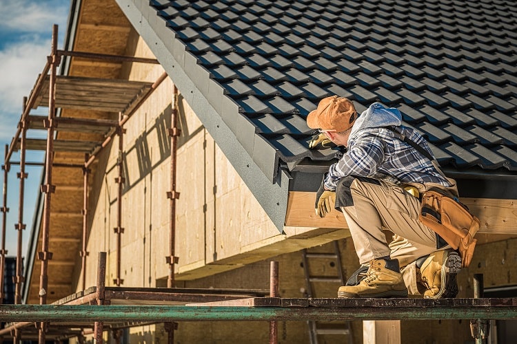 Roof Inspection In New House Construction & Roof Installation