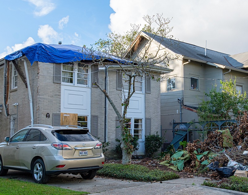 Post hurricane roof repairs