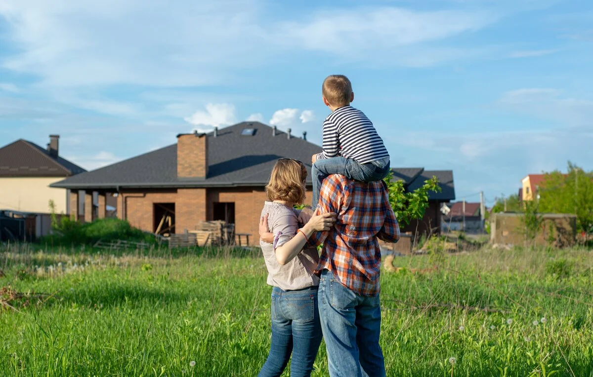 A family look in roof of house that the want to buy in Lakeland