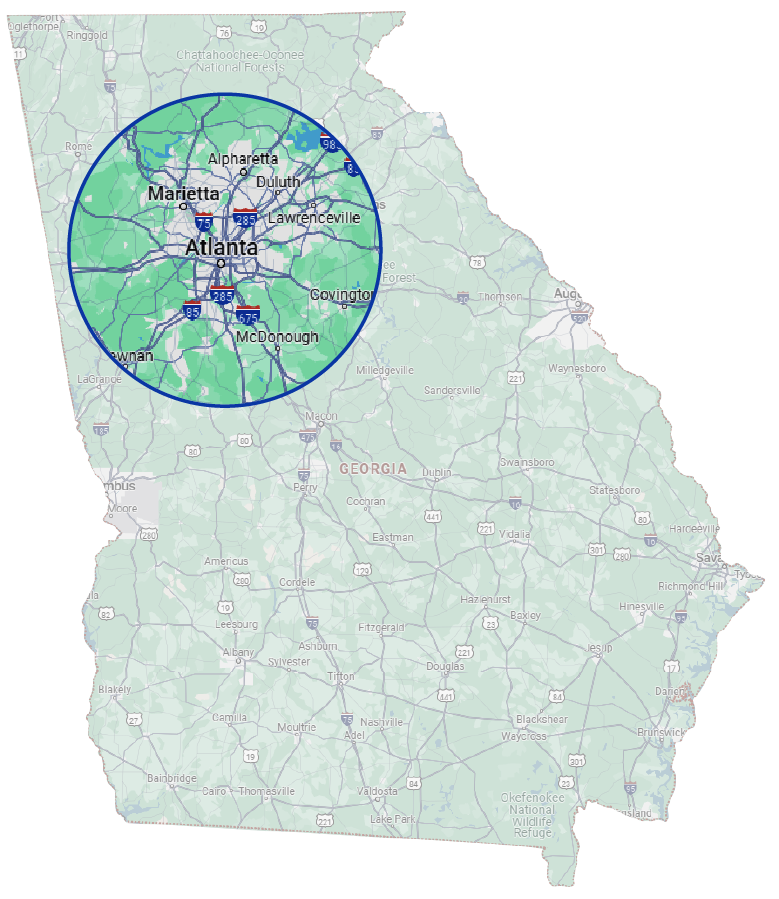 Atlanta as a new area we serve for roofing services