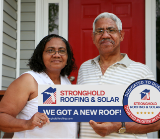 Roofing company brings smiles to customers' faces