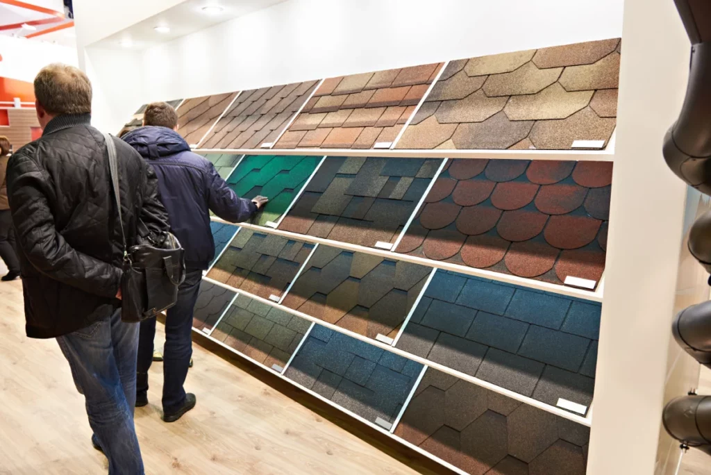 Home owners choosing the right roofing material to start their roof installation process