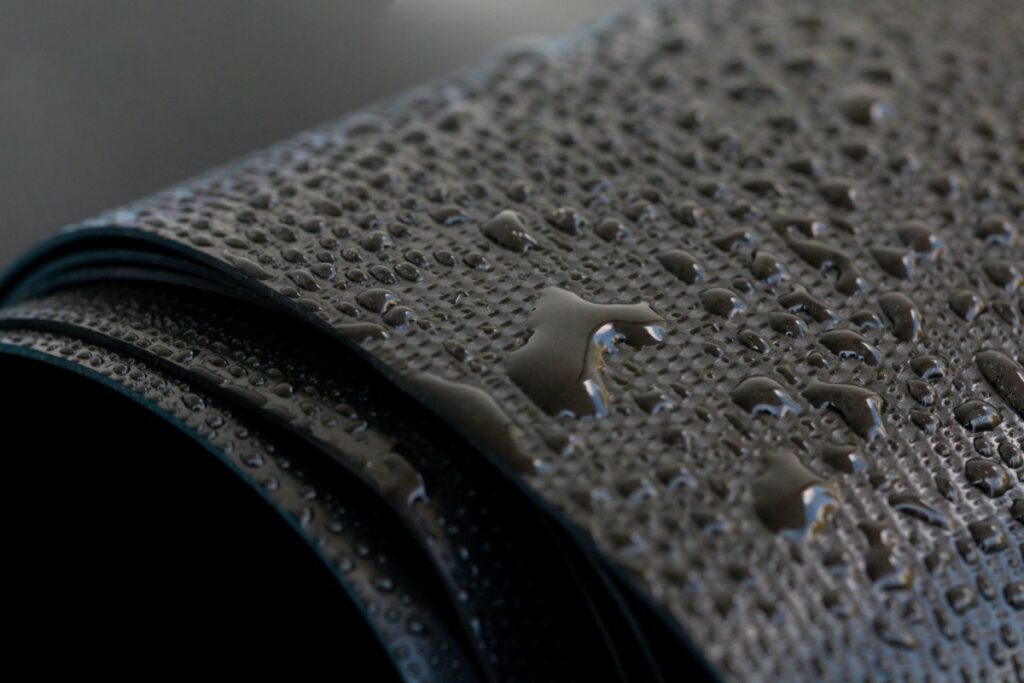 waterproofing roof material close up