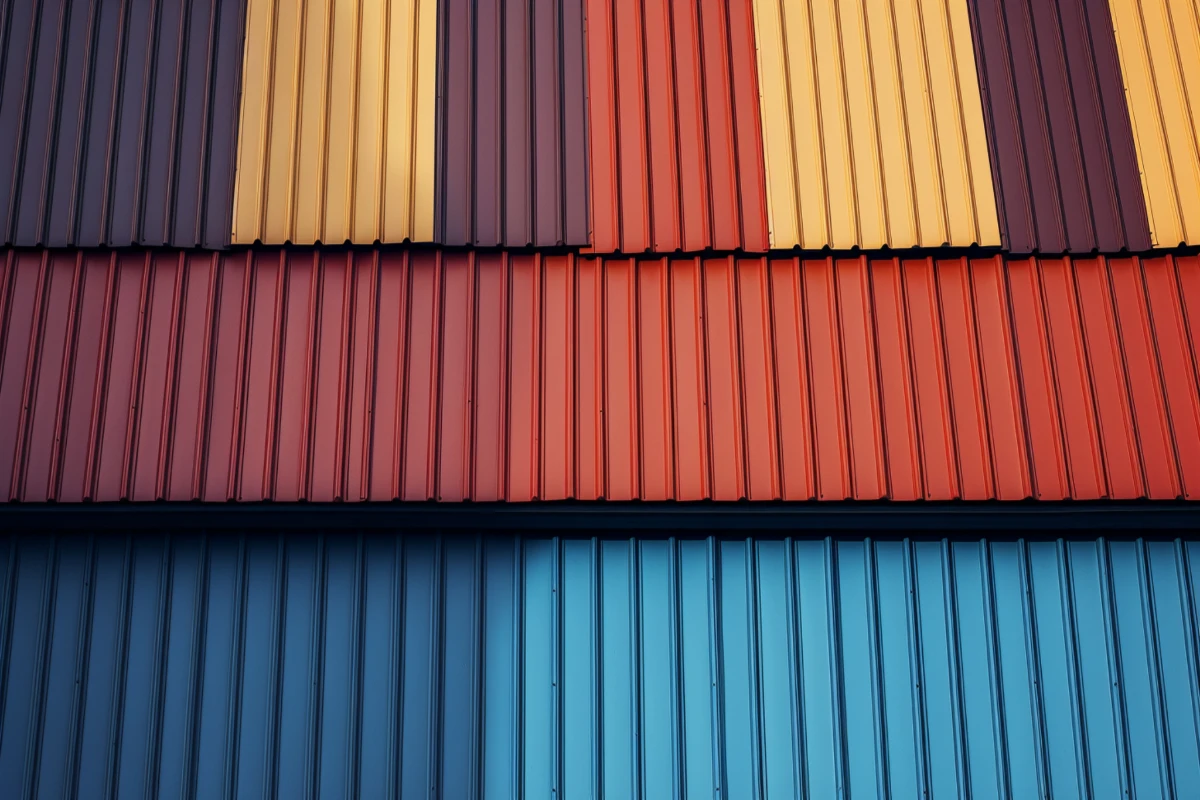 Different color roof