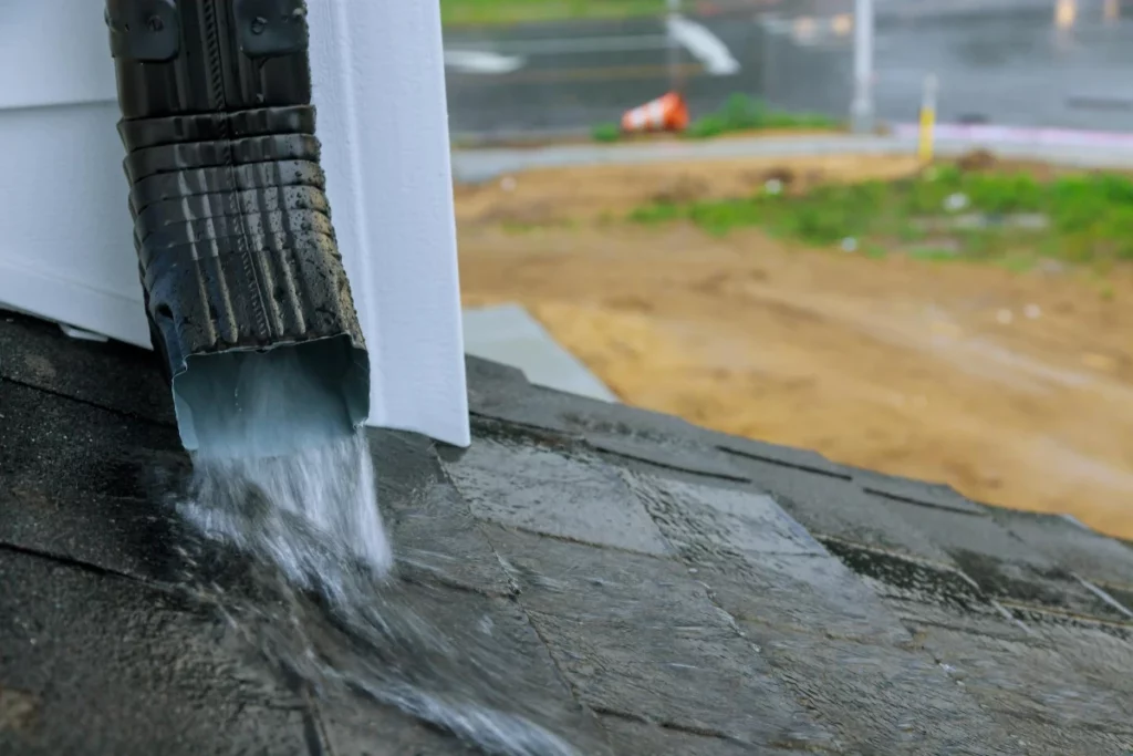 close up water pipe wall