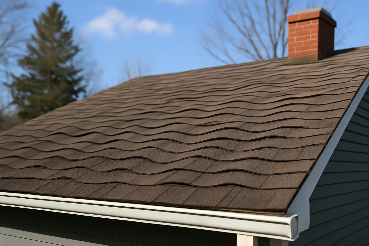 why does my roof look wavy