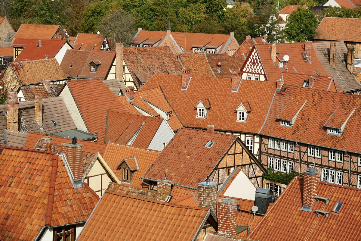 high-angle-view-townscape