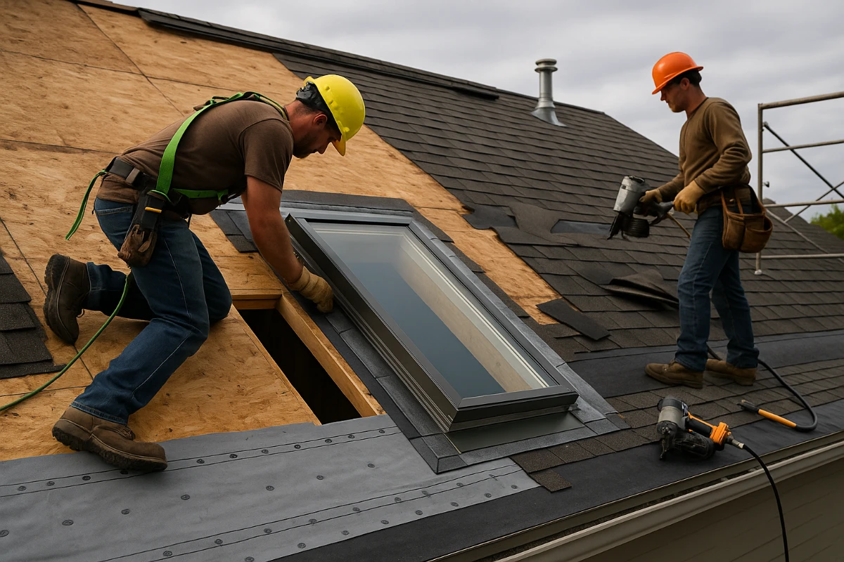 Replacing Skylights During a Reroof